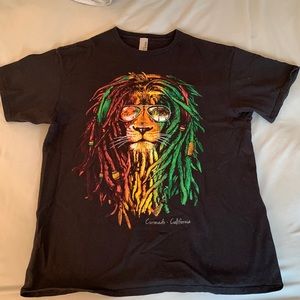 Mens Rasta Lion t-shirt